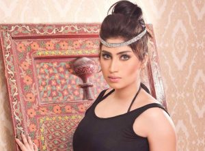 Feminist activist Qandeel Baloch smiling at the camera.