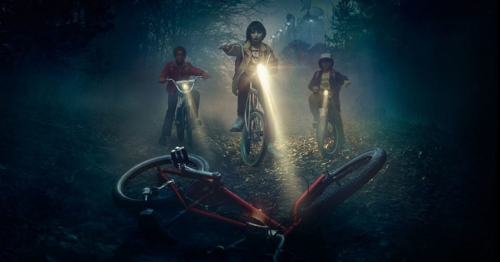 stranger things bike light