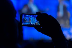 An attendee at a tech conference.