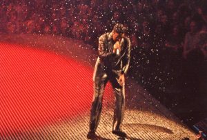 George Michael in concert.