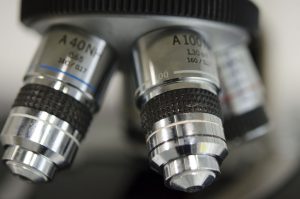 A microscope.