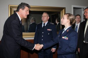 Joe Manchin at an event
