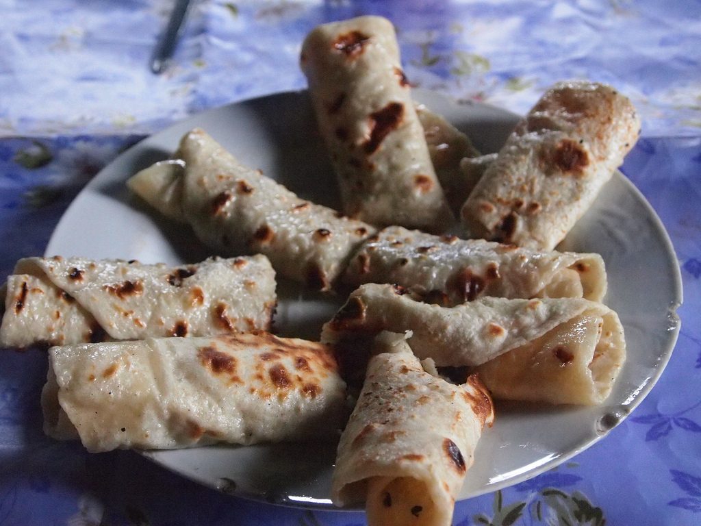 A platter of roti