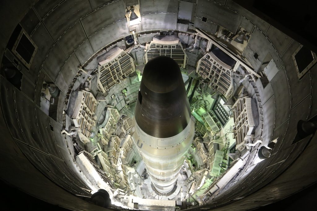 A view inside the silo of a Titan Missile.