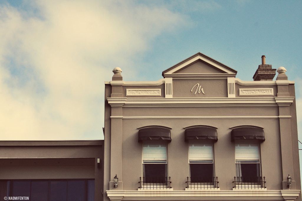 A building facade.