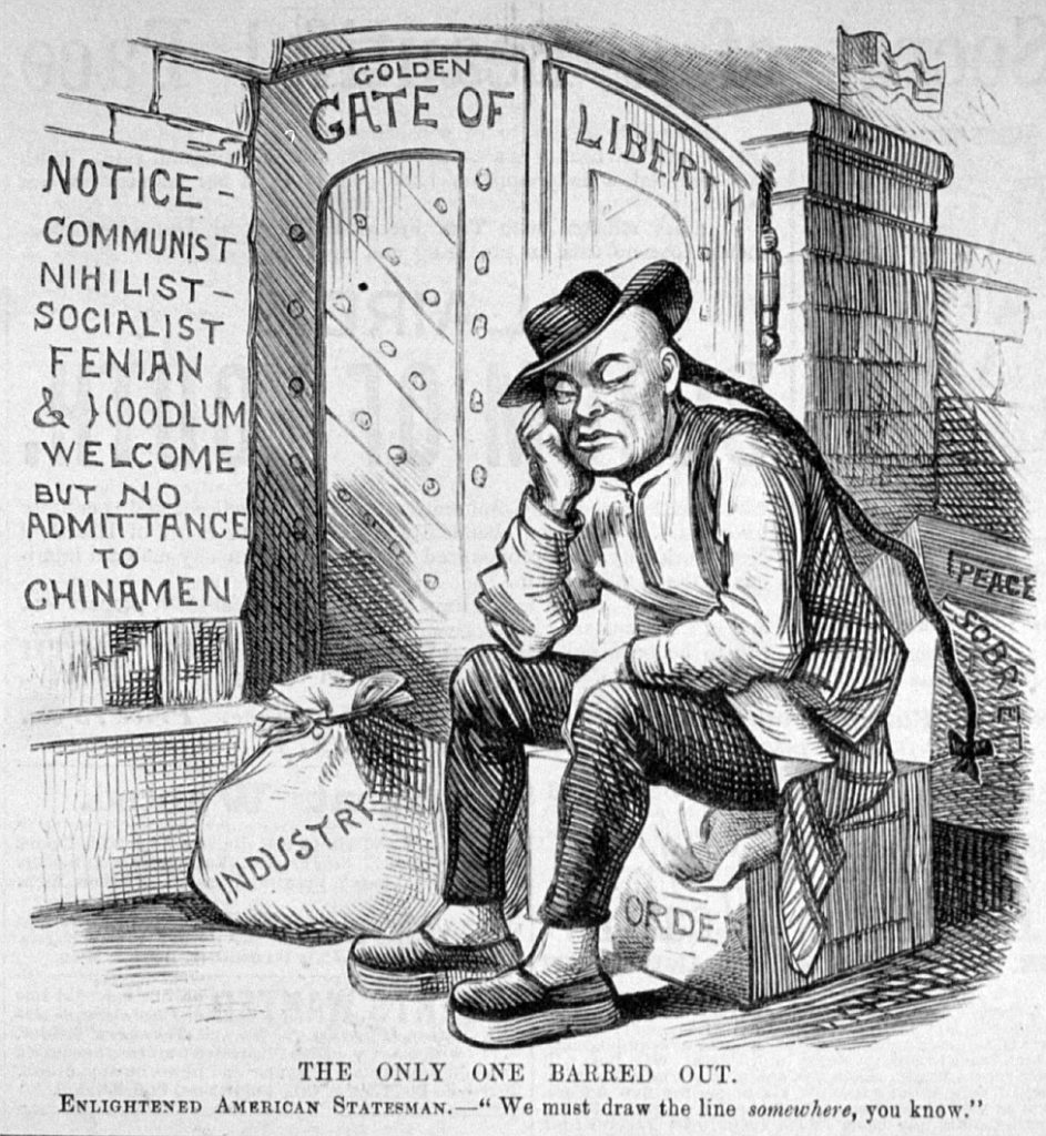 An anti-Chinese cartoon.