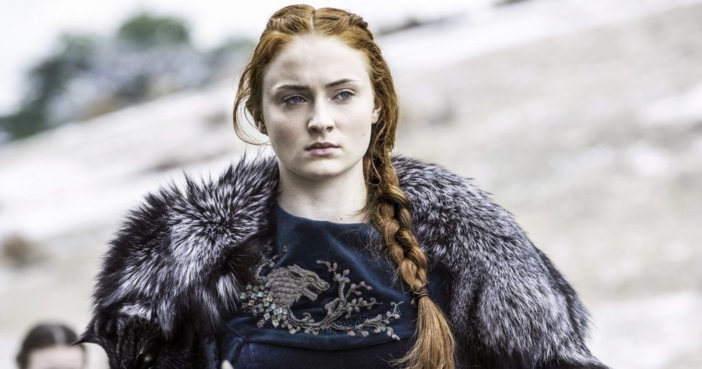 Sansa Stark on Game of Thrones.