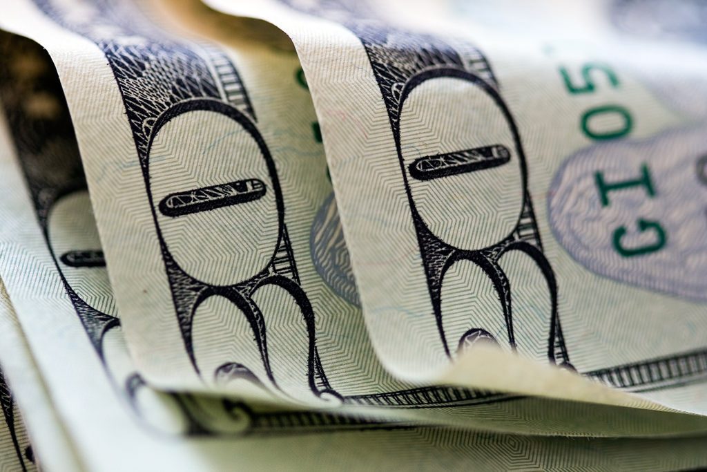 A stack of money