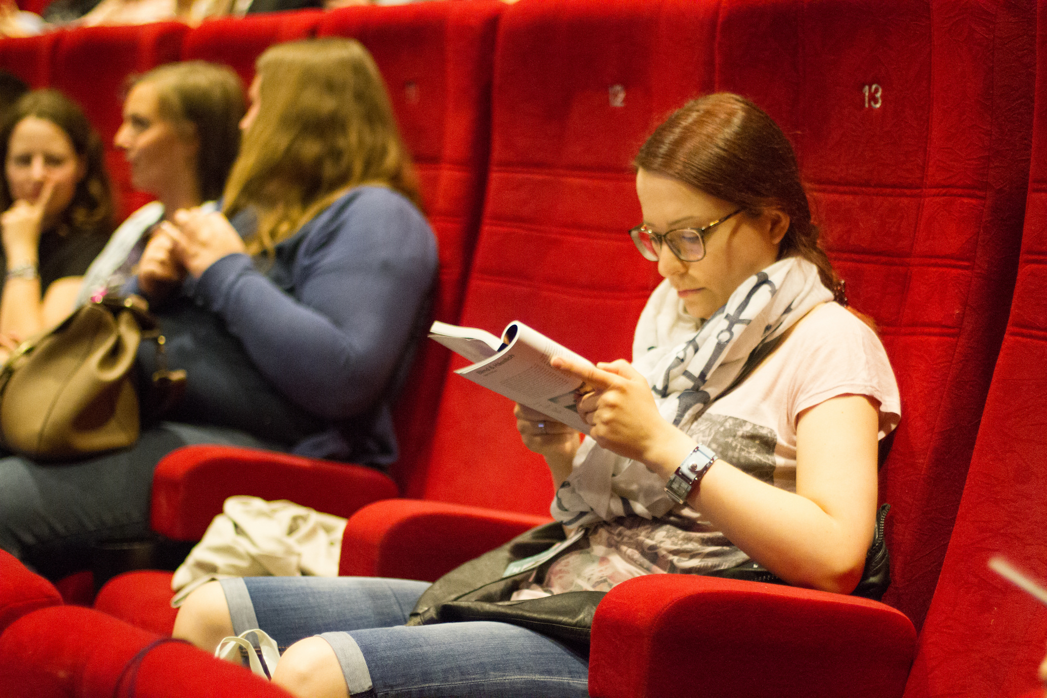 A person reading