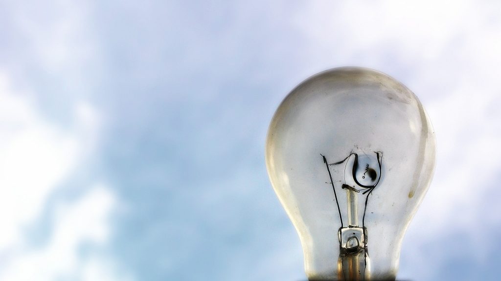 A light bulb