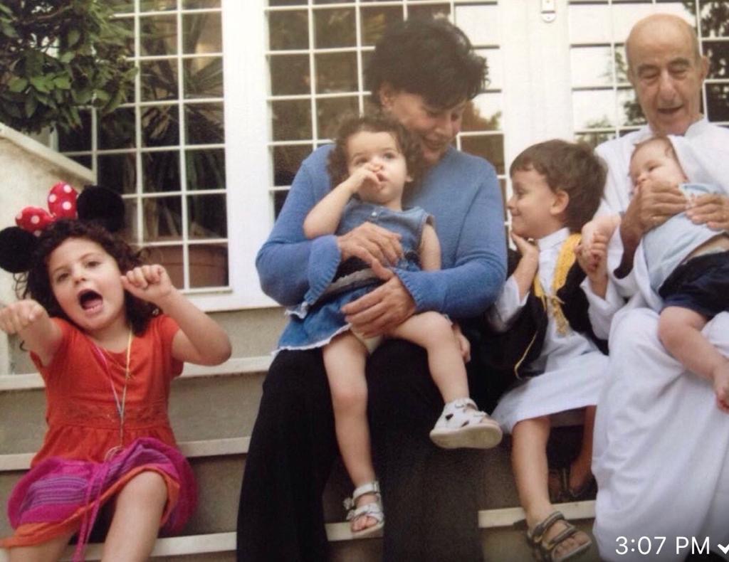 Ali and Kaidy with some of their beloved grand kids
