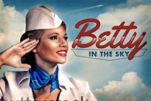 Betty in the sky with a suitcase