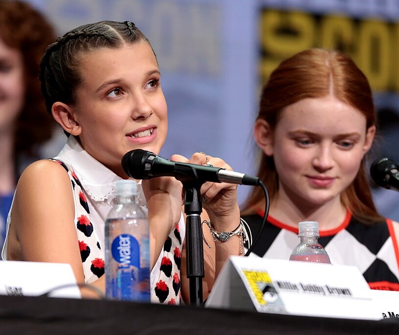 Millie Bobby Brown and Sadie Sink