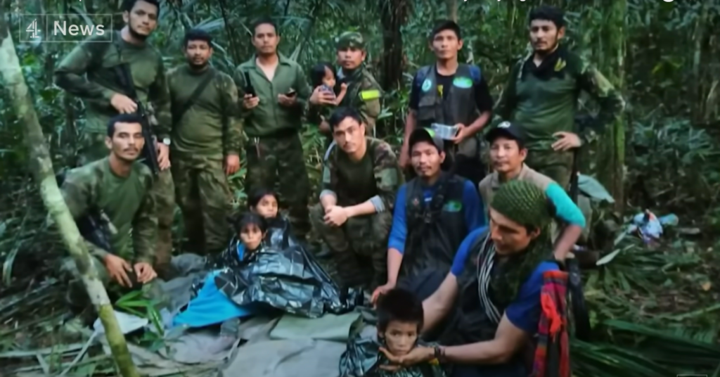 Colombia plane crash rescue
