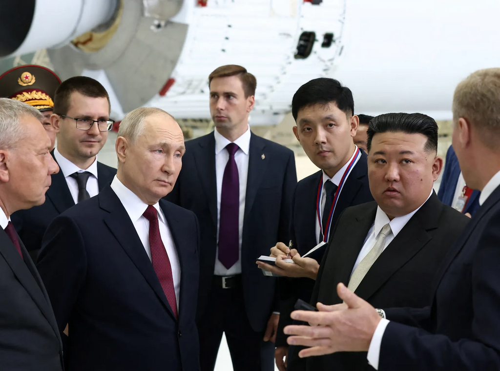 Putin and Kim Jong-un
